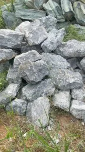gray rockery boulders