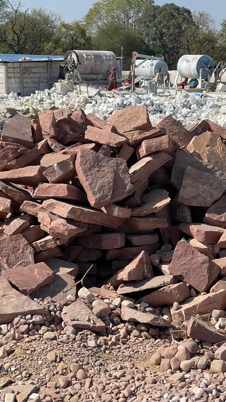 red sandstone landscape rock